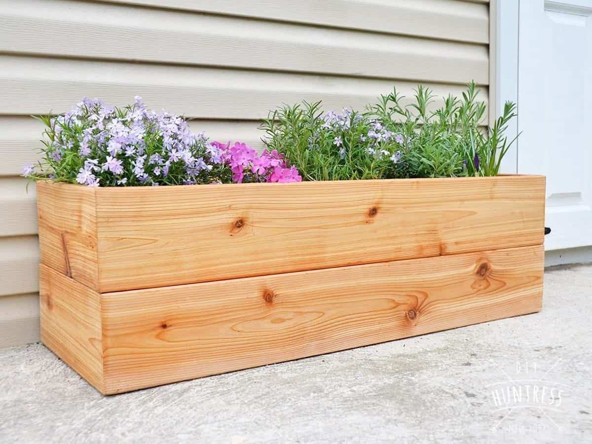 21 DIY Planter Box Plans for Your Yard - Remodel Or Move