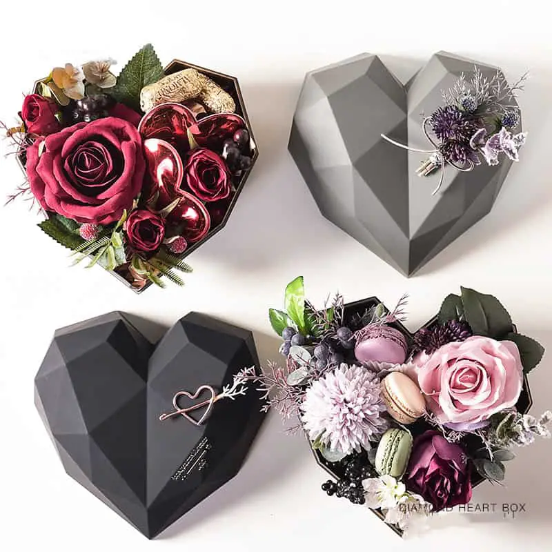 DIY Flower Shaped Gift Box