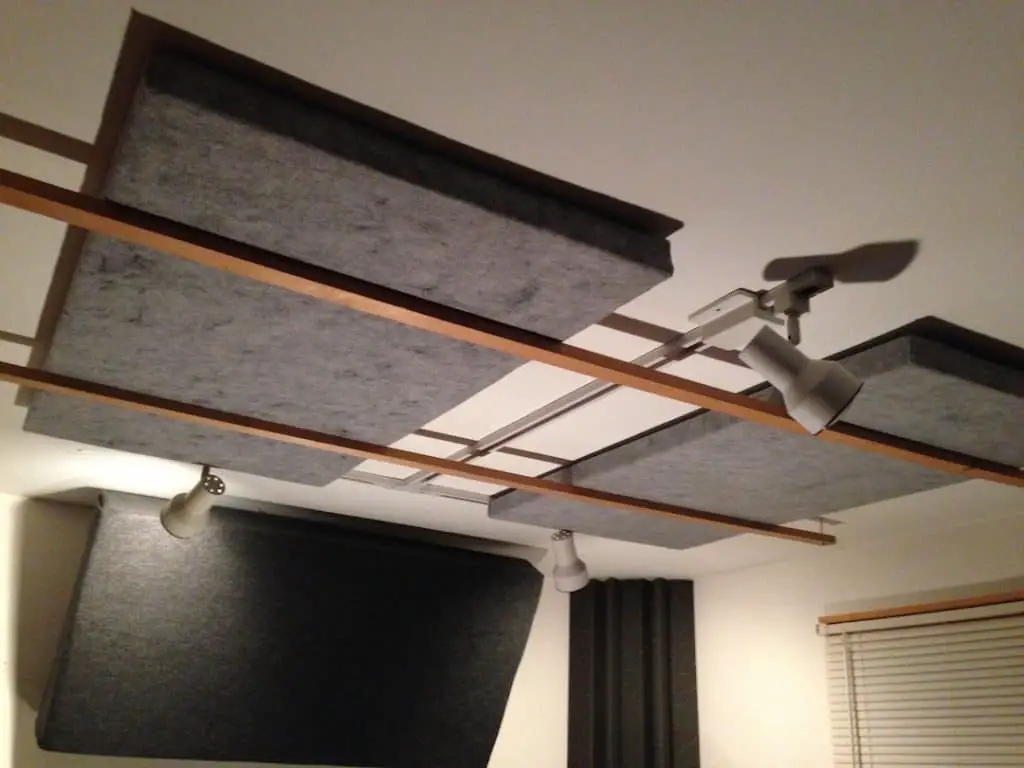 DIY Acoustic Panels You Can Try At Home If You Love Quality Sound   DIY Ceiling Acoustic Panels 1024x768 