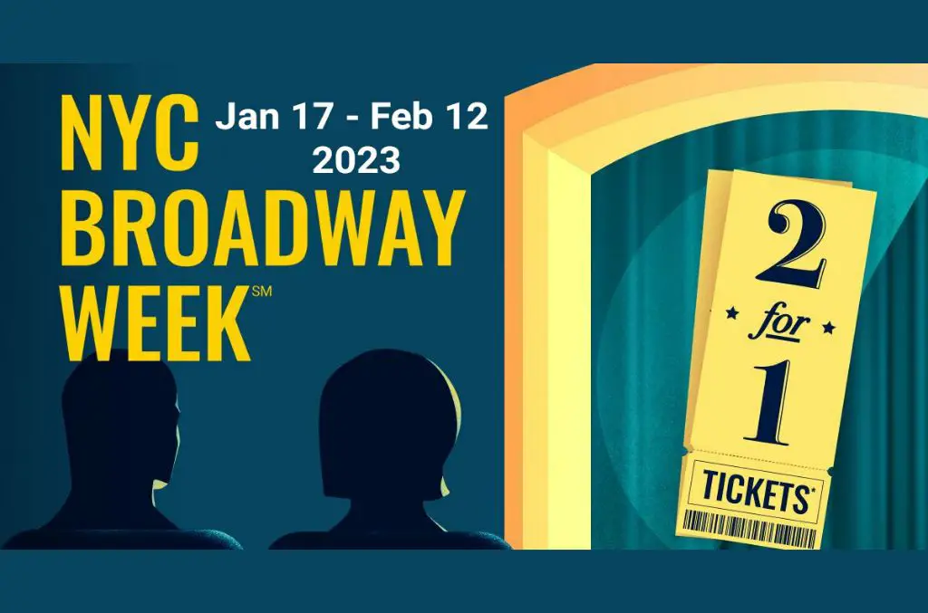 What is the promo code for Broadway Week?