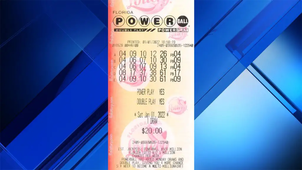 What is Florida Lottery Powerball double play?