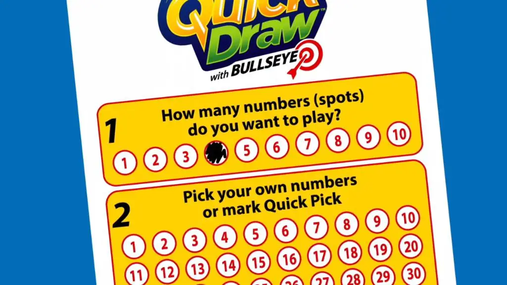 What does bullseye mean in quick draw?