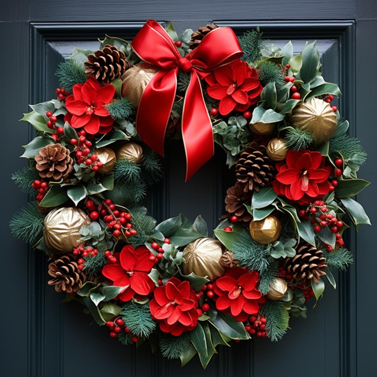 Deck the Door With Blooming Holly