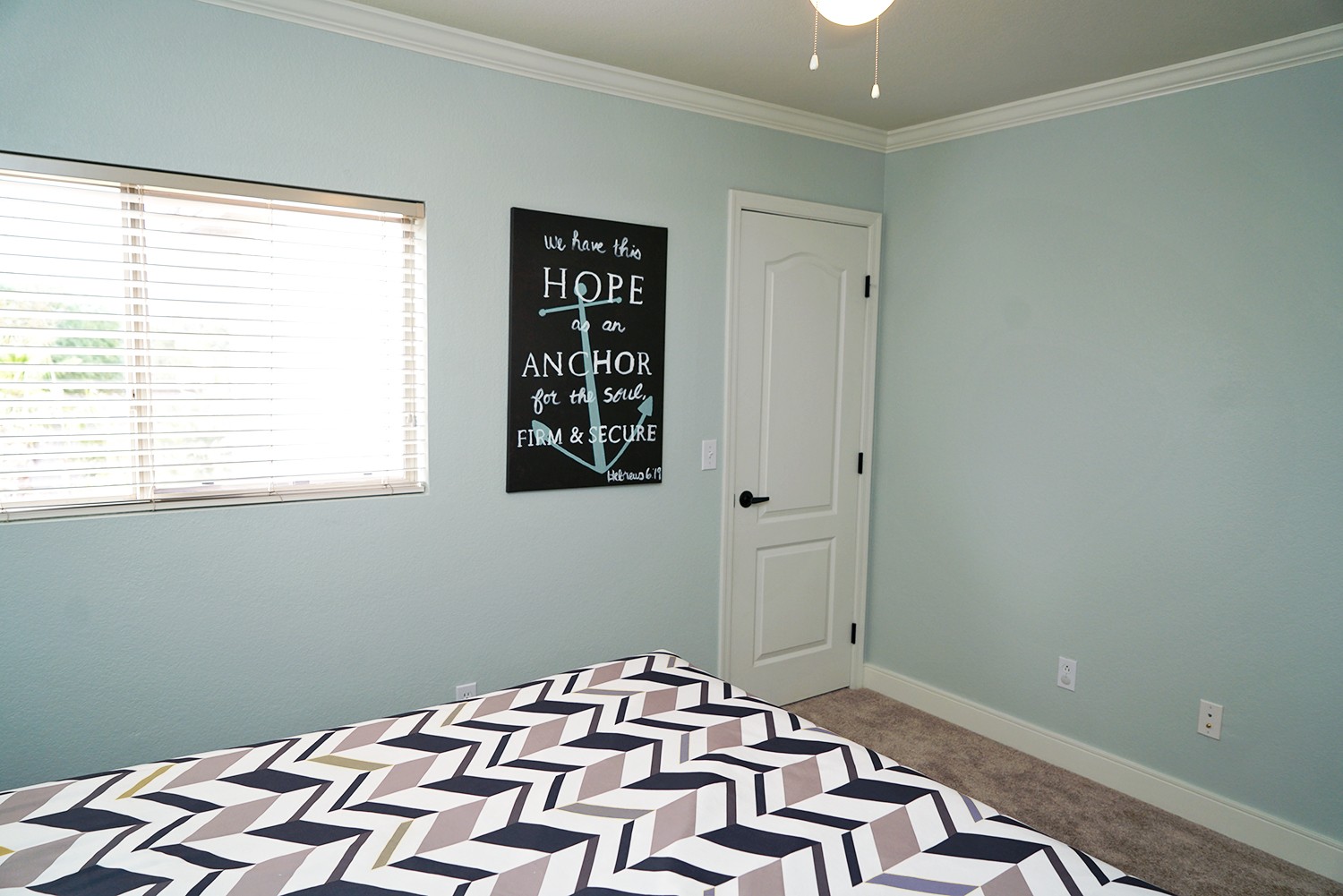 Wall color: Sea Salt by Sherwin Williams