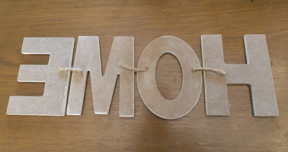 Step 2: Glue the Letters