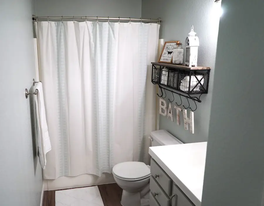 Upstairs Guest Bathroom Makeover