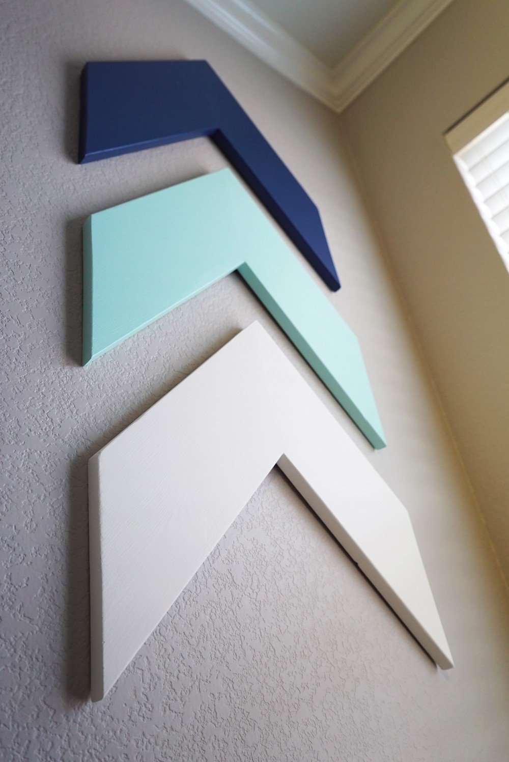 Step 4: Hanging the Chevron Arrows