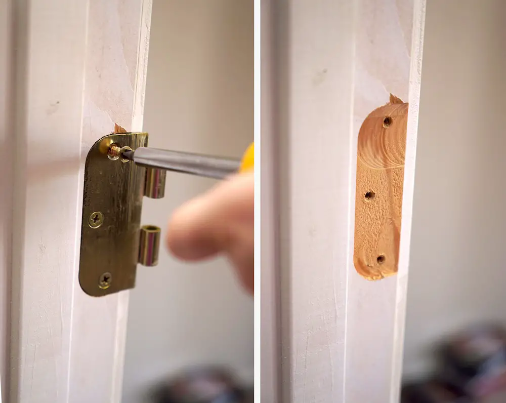 Step 1: Removing the Doors & Door Hardware
