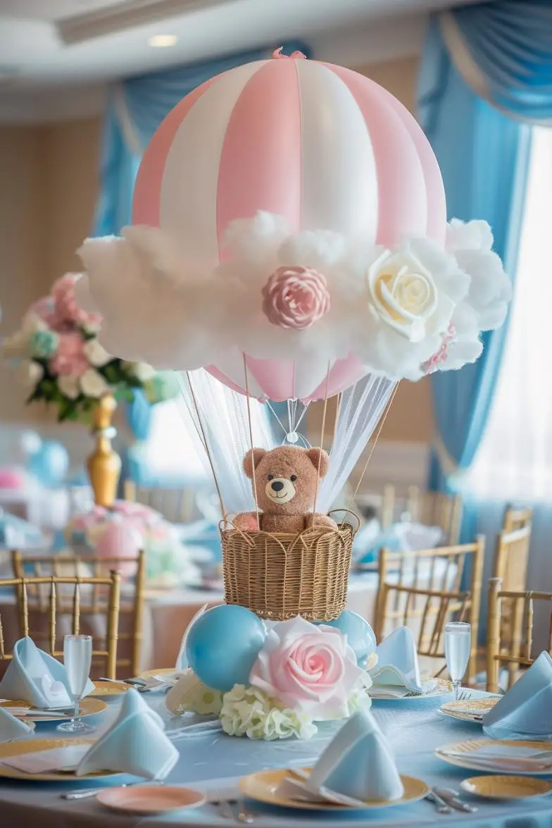 Teddy Bear in a Hot Air Balloon