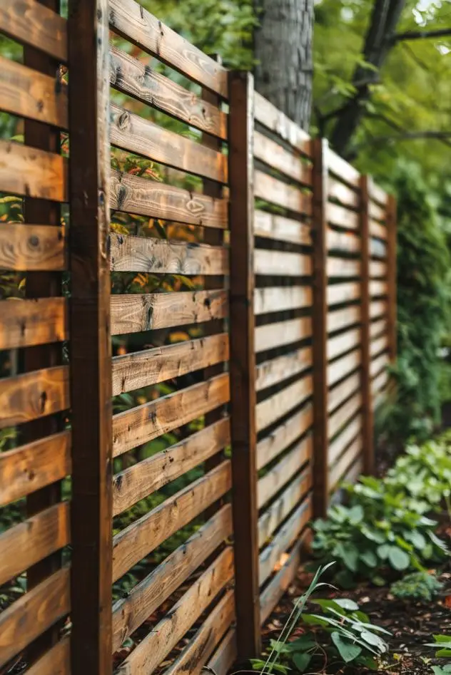 Eco Elegance Recycled Wood Privacy Fence