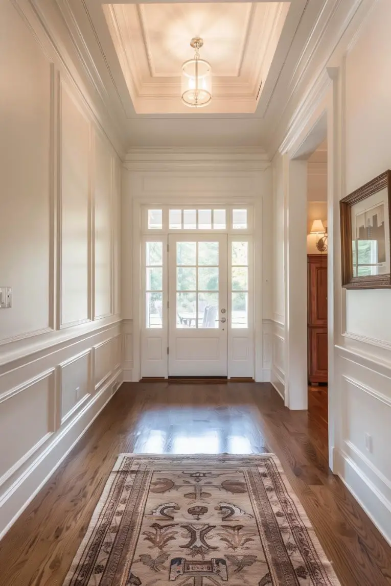 Classic Wainscoting and Opulent Frames
