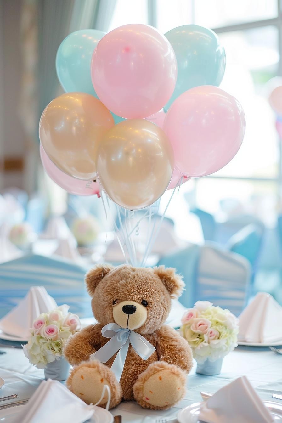 Teddy Bear Balloon Centerpiece