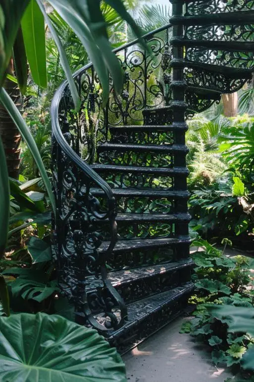 Spiral Iron Staircase