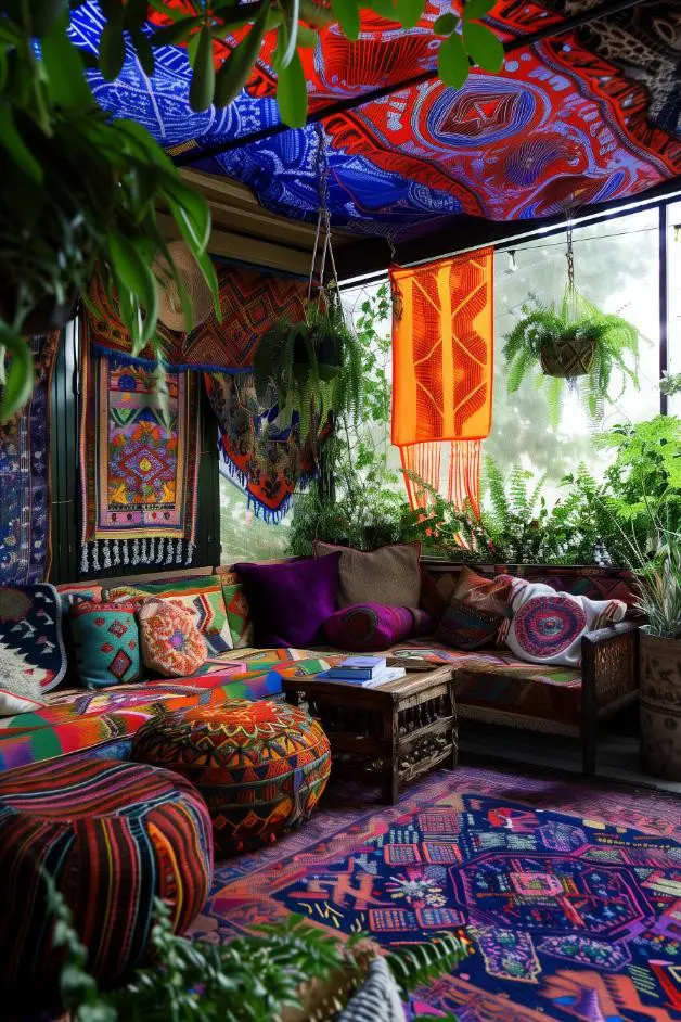 Bohemian Textile Canopy