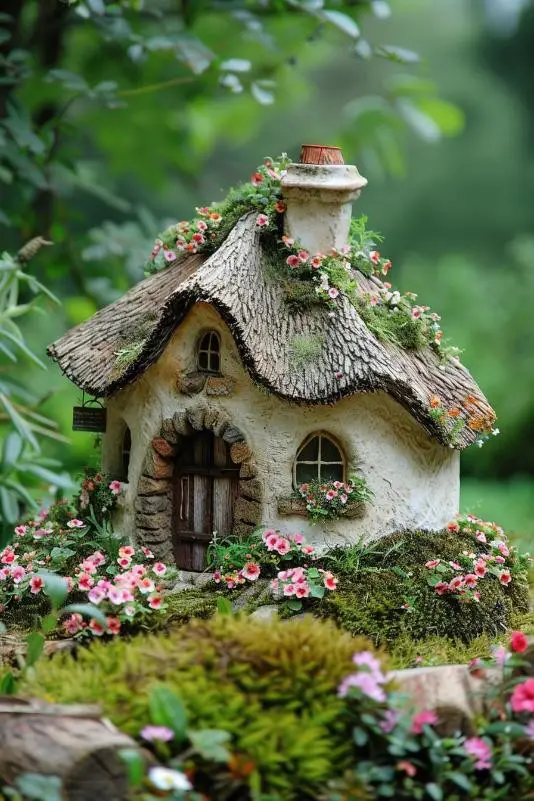 Fairytale Cottage and Flower Garden