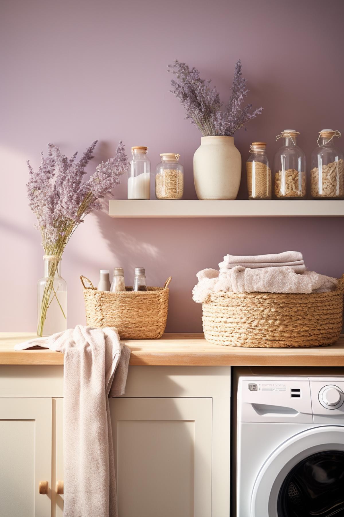 Lavender Laundry Room