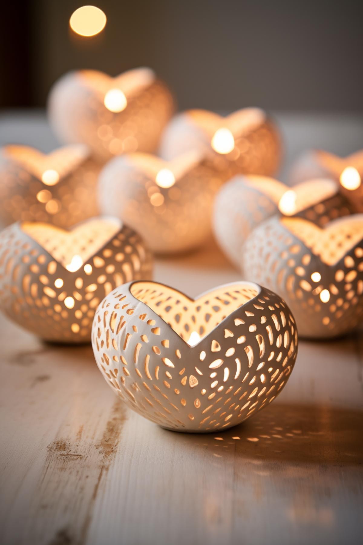 Heart Candle Holders