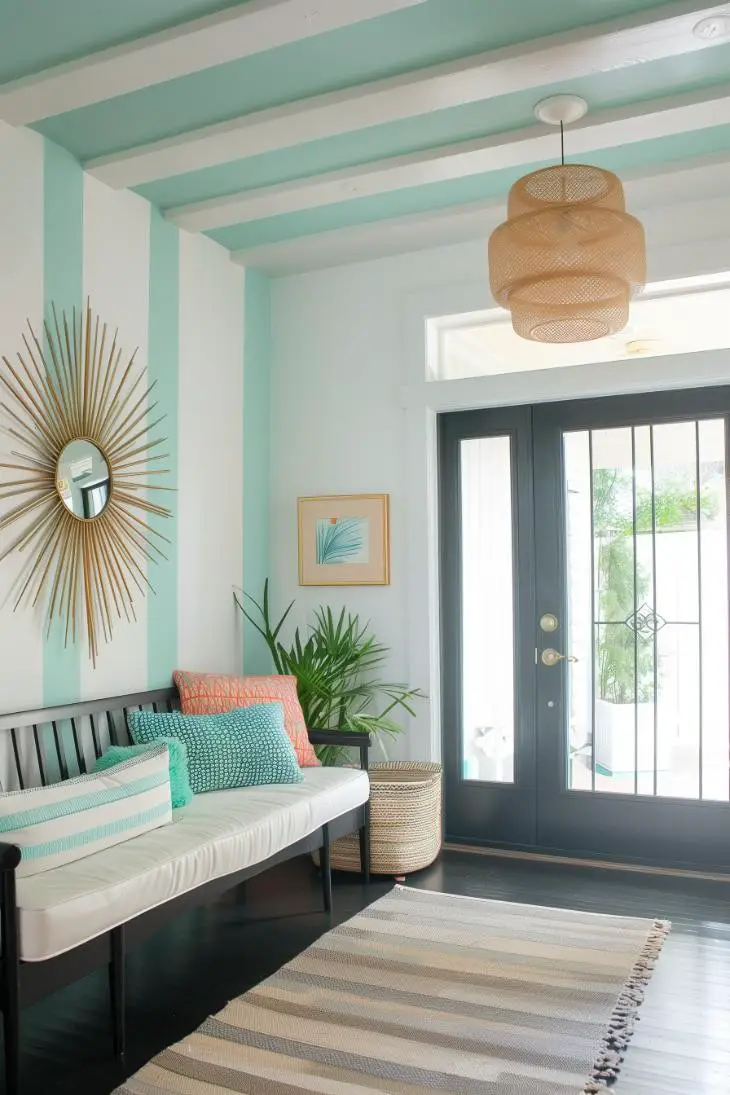 Striped Accent Wall