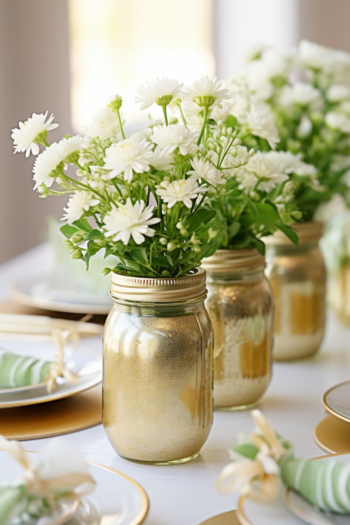 Golden Bloom Jars