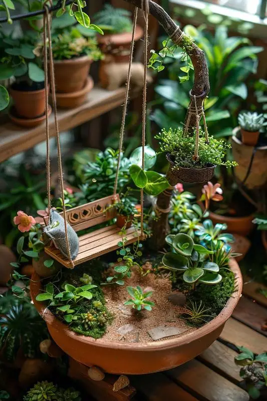 Rugged and Cozy Fairy Garden