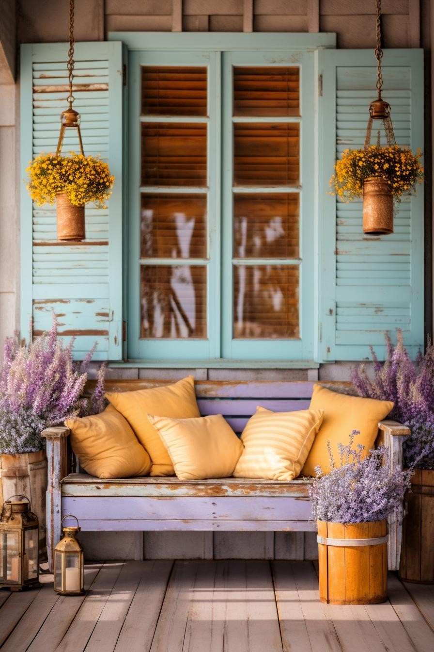 Blue-Gray and Lavender Whimsy