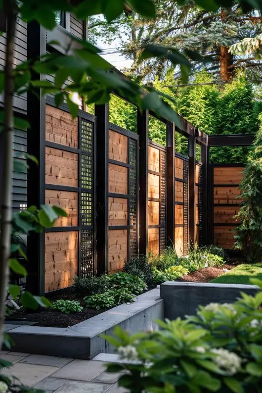 Urban Shield Industrial Style Privacy Fence