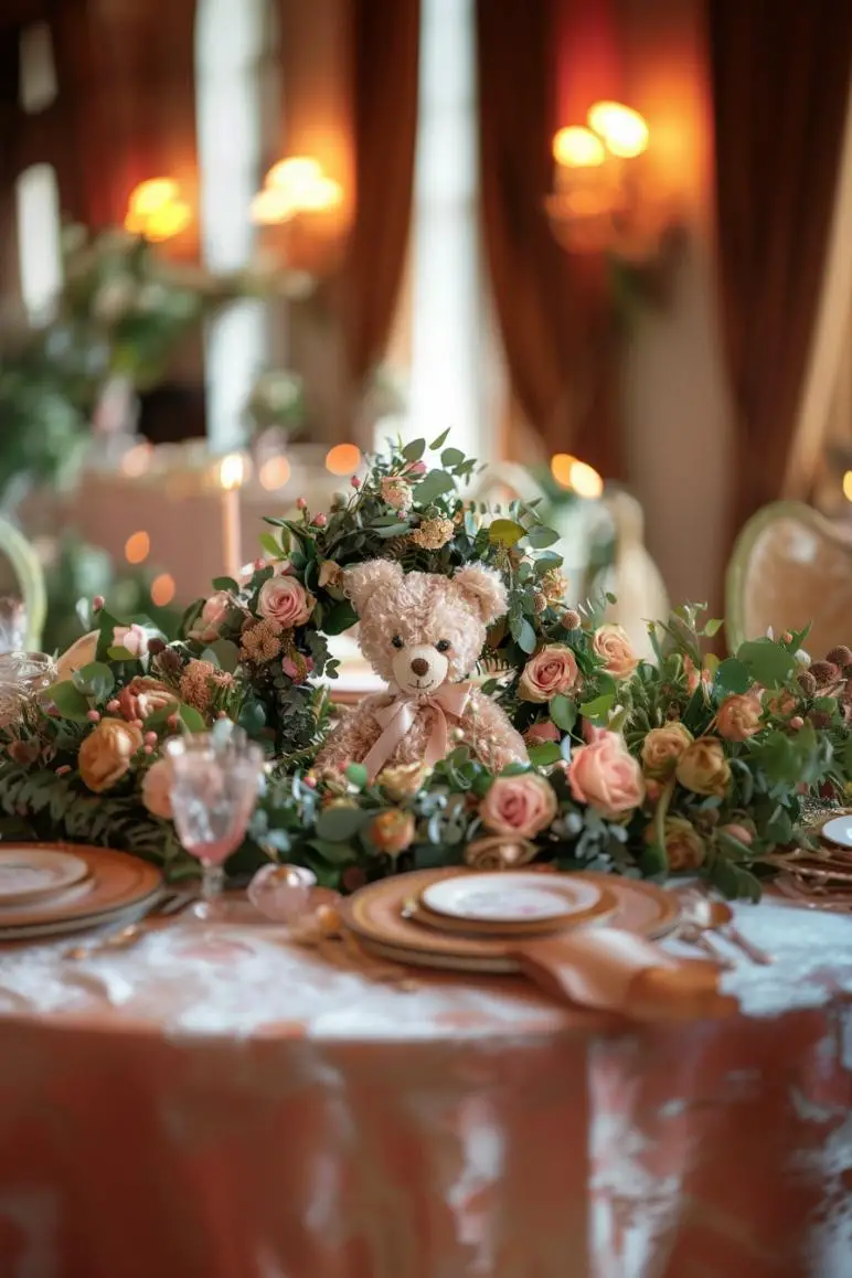 Teddy Bear Wreath of Joy