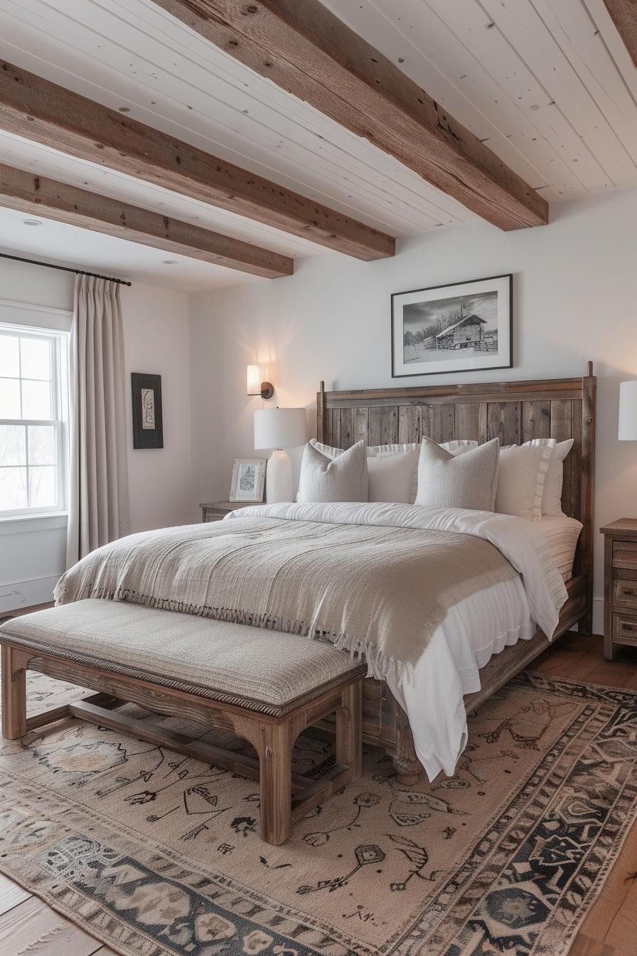 Rustic Farmhouse Bed Frame