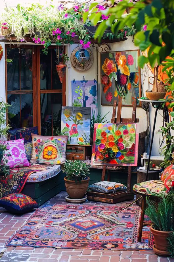 Boho Garden Art Studio