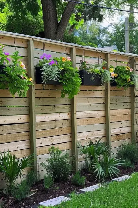Suspended Eden Privacy Fence
