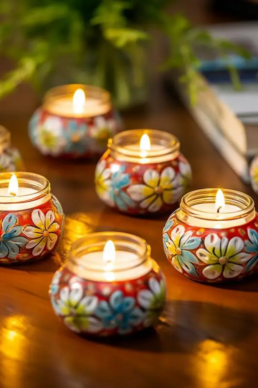 Floral Candles