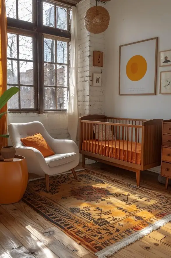 Midcentury Modern With Retro Furniture and Art