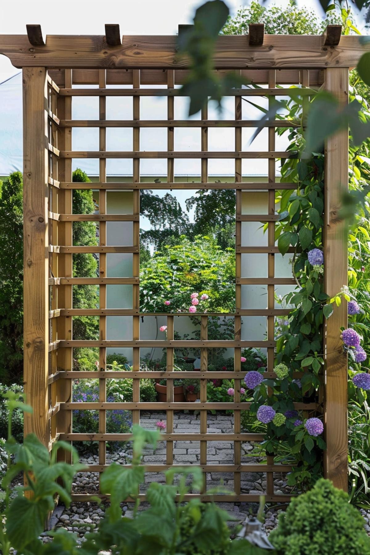 Trellis Garden Mirror