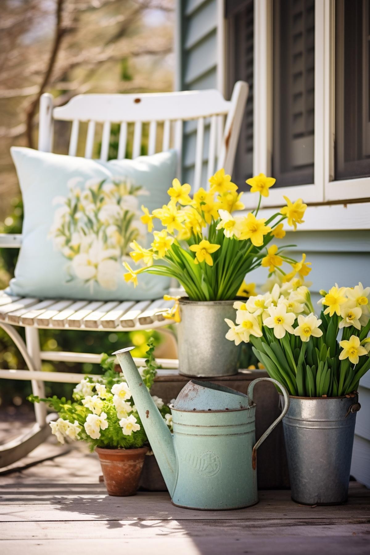 Daffodils and Vintage Chic