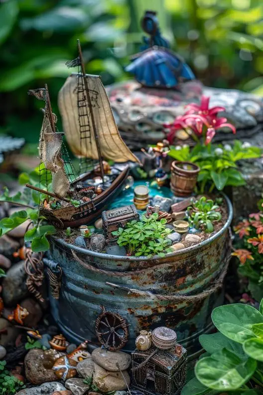 Fairy Garden Pirate Cove